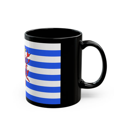 Flag of Luxembourg Belgium - Black Coffee Mug-The Sticker Space