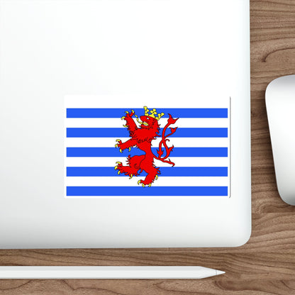 Flag of Luxembourg Belgium STICKER Vinyl Die-Cut Decal-The Sticker Space