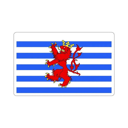 Flag of Luxembourg Belgium STICKER Vinyl Die-Cut Decal 5 Inch - The Sticker Space