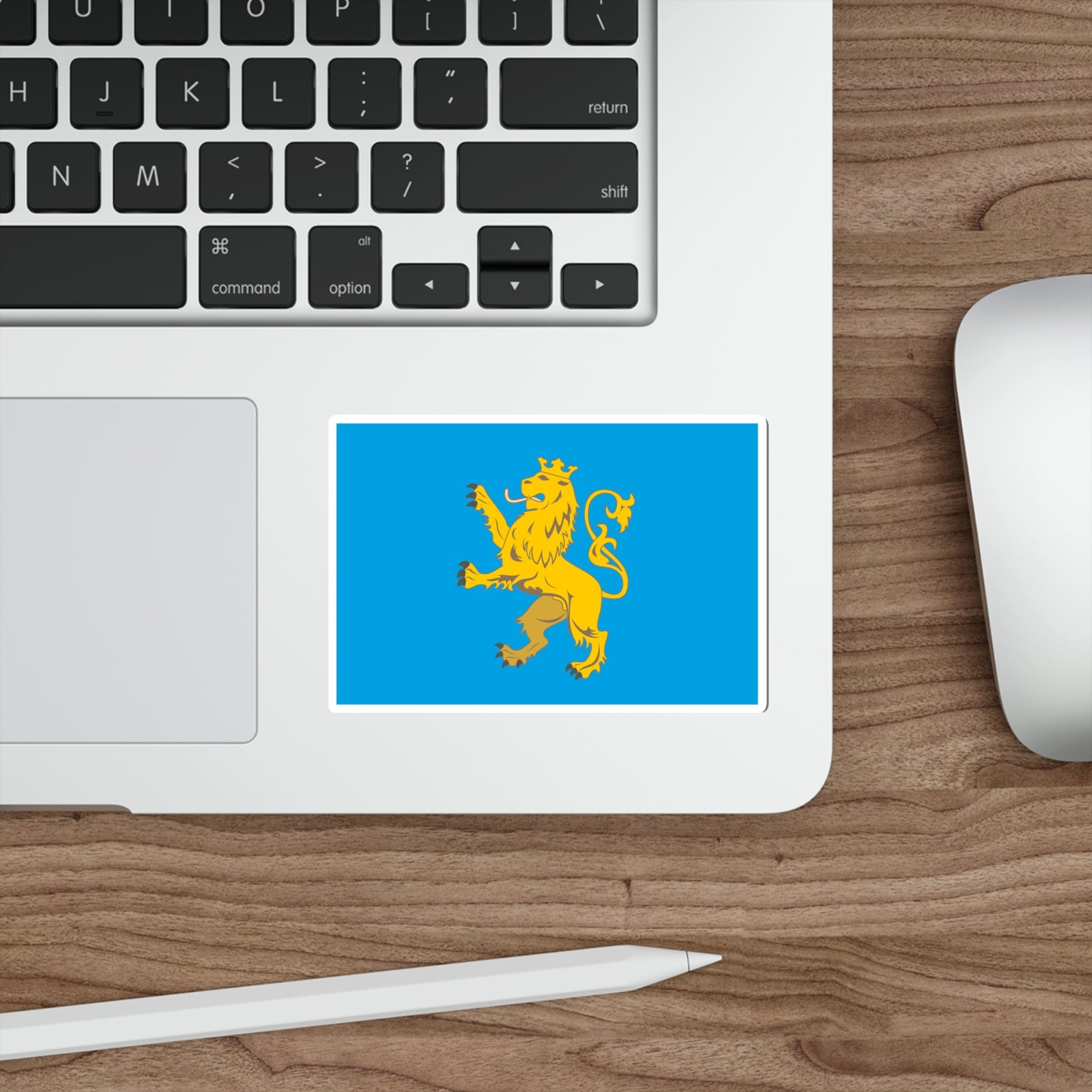 Flag of Lviv Oblast Ukraine STICKER Vinyl Die-Cut Decal-The Sticker Space