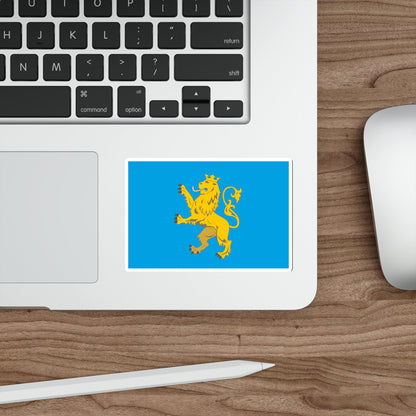 Flag of Lviv Oblast Ukraine STICKER Vinyl Die-Cut Decal-The Sticker Space