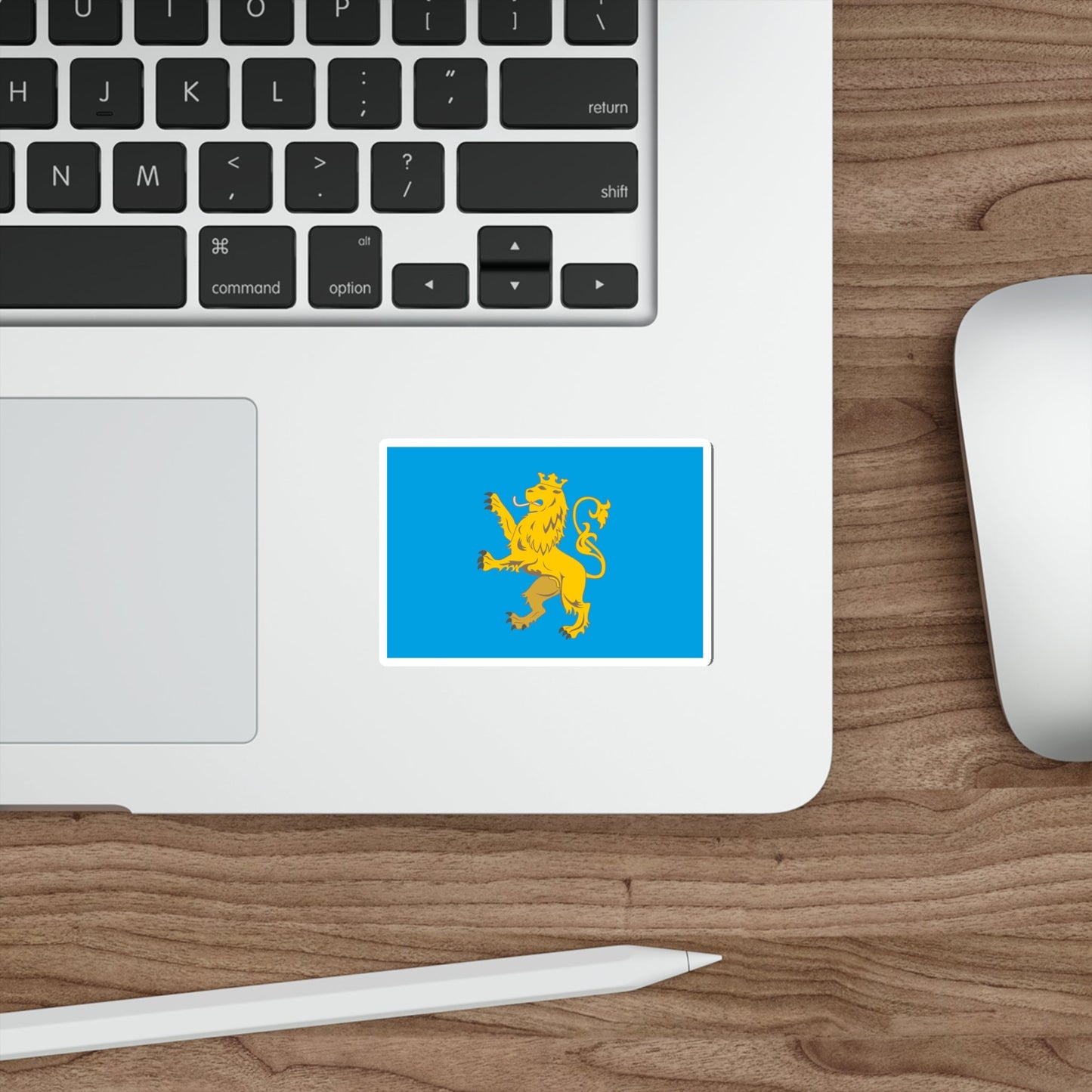 Flag of Lviv Oblast Ukraine STICKER Vinyl Die-Cut Decal-The Sticker Space