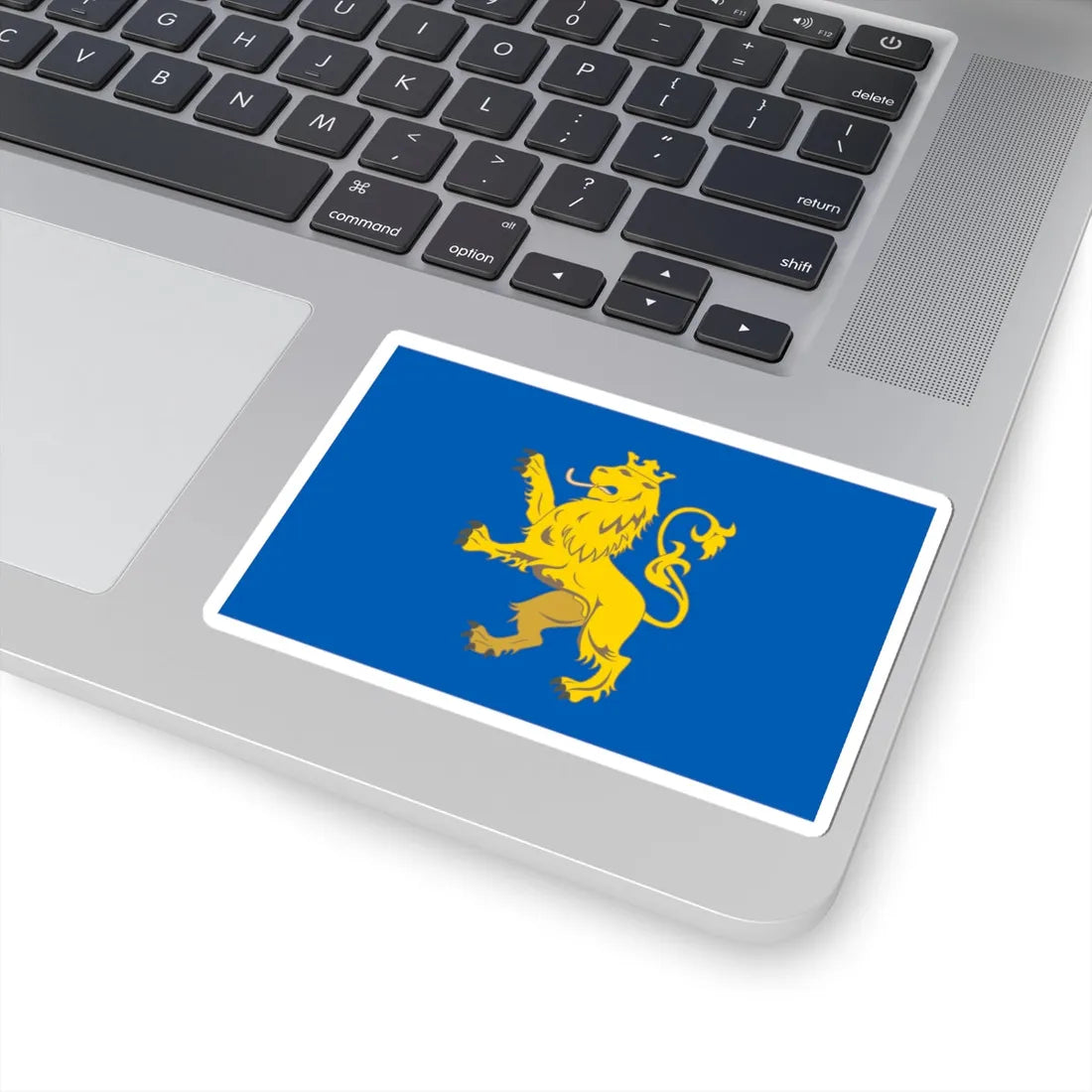Flag of Lviv Oblast (Ukraine) STICKER Vinyl Kiss-Cut Decal - The Sticker Space