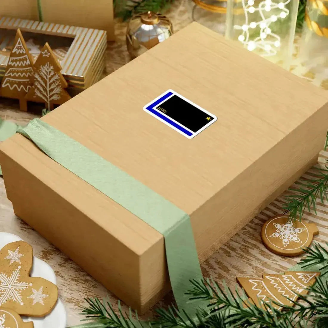 Flag of Lyle Minnesota (United States) STICKER Vinyl Kiss-Cut Decal - The Sticker Space