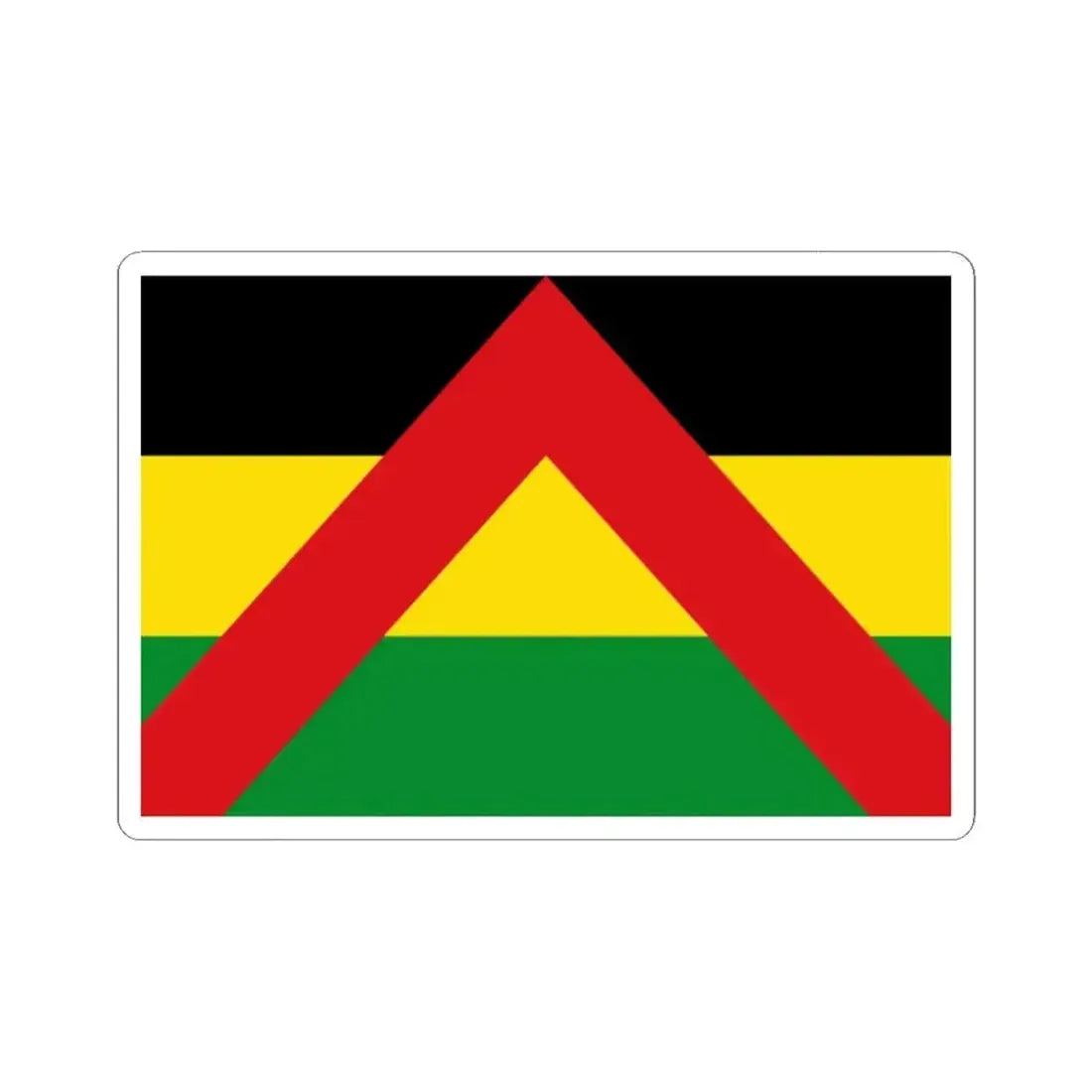 Flag of Maarkedal (Belgium) STICKER Vinyl Kiss-Cut Decal 2 Inch White - The Sticker Space