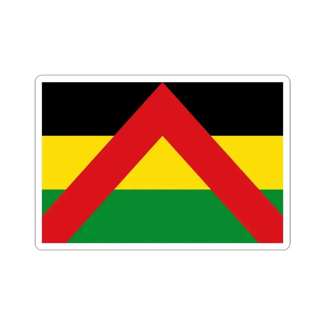 Flag of Maarkedal (Belgium) STICKER Vinyl Kiss-Cut Decal 3 Inch White - The Sticker Space