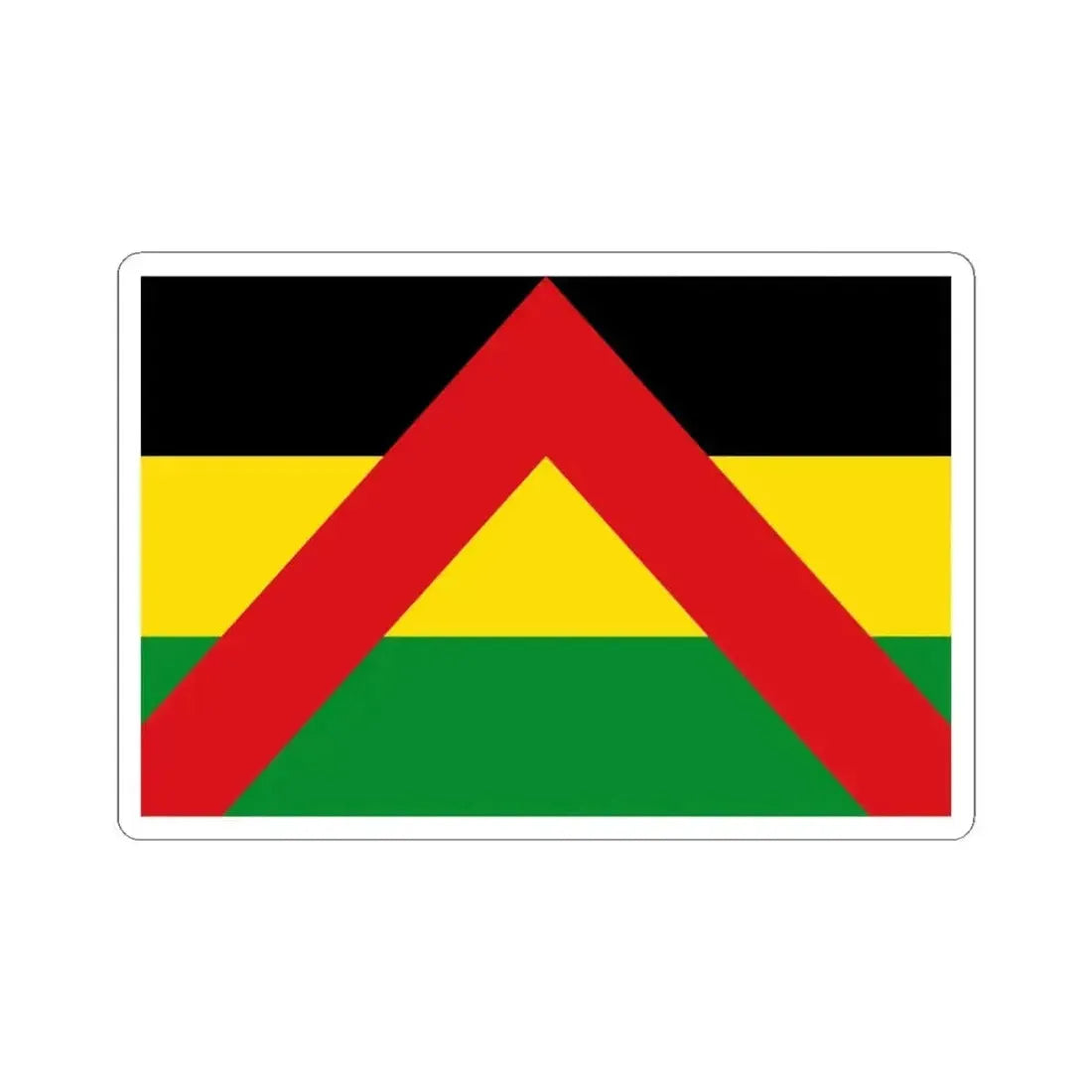 Flag of Maarkedal (Belgium) STICKER Vinyl Kiss-Cut Decal 4 Inch White - The Sticker Space