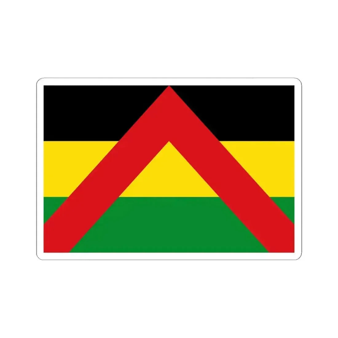 Flag of Maarkedal (Belgium) STICKER Vinyl Kiss-Cut Decal 6 Inch White - The Sticker Space