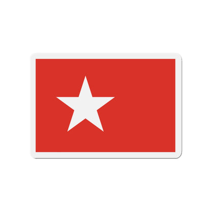 Flag of Maastricht the capital of the province of Limburg Netherlands - Die-Cut Magnet-3" x 3"-The Sticker Space