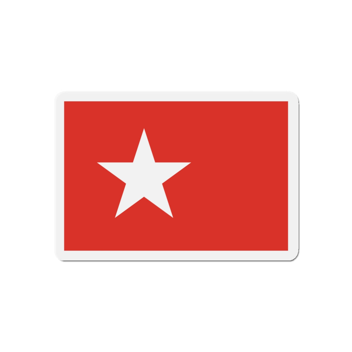 Flag of Maastricht the capital of the province of Limburg Netherlands - Die-Cut Magnet-5" x 5"-The Sticker Space