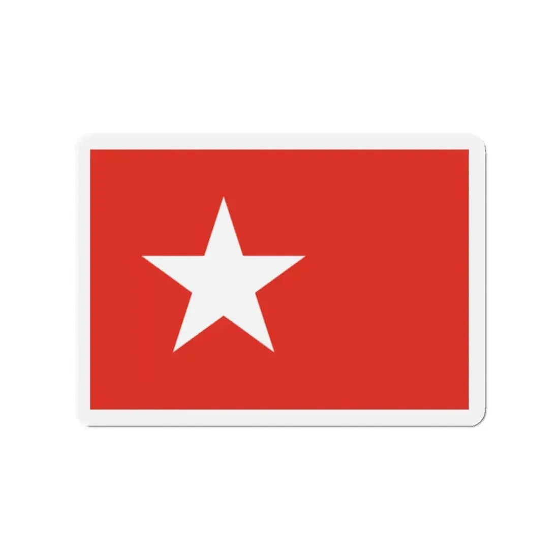 Flag of Maastricht the capital of the province of Limburg Netherlands - Refrigerator Magnet 2 Inch - The Sticker Space