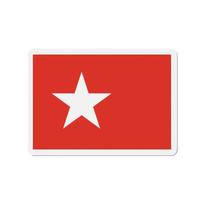 Flag of Maastricht the capital of the province of Limburg Netherlands - Refrigerator Magnet 2 Inch - The Sticker Space