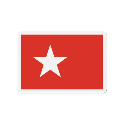 Flag of Maastricht the capital of the province of Limburg Netherlands - Refrigerator Magnet 3 Inch - The Sticker Space