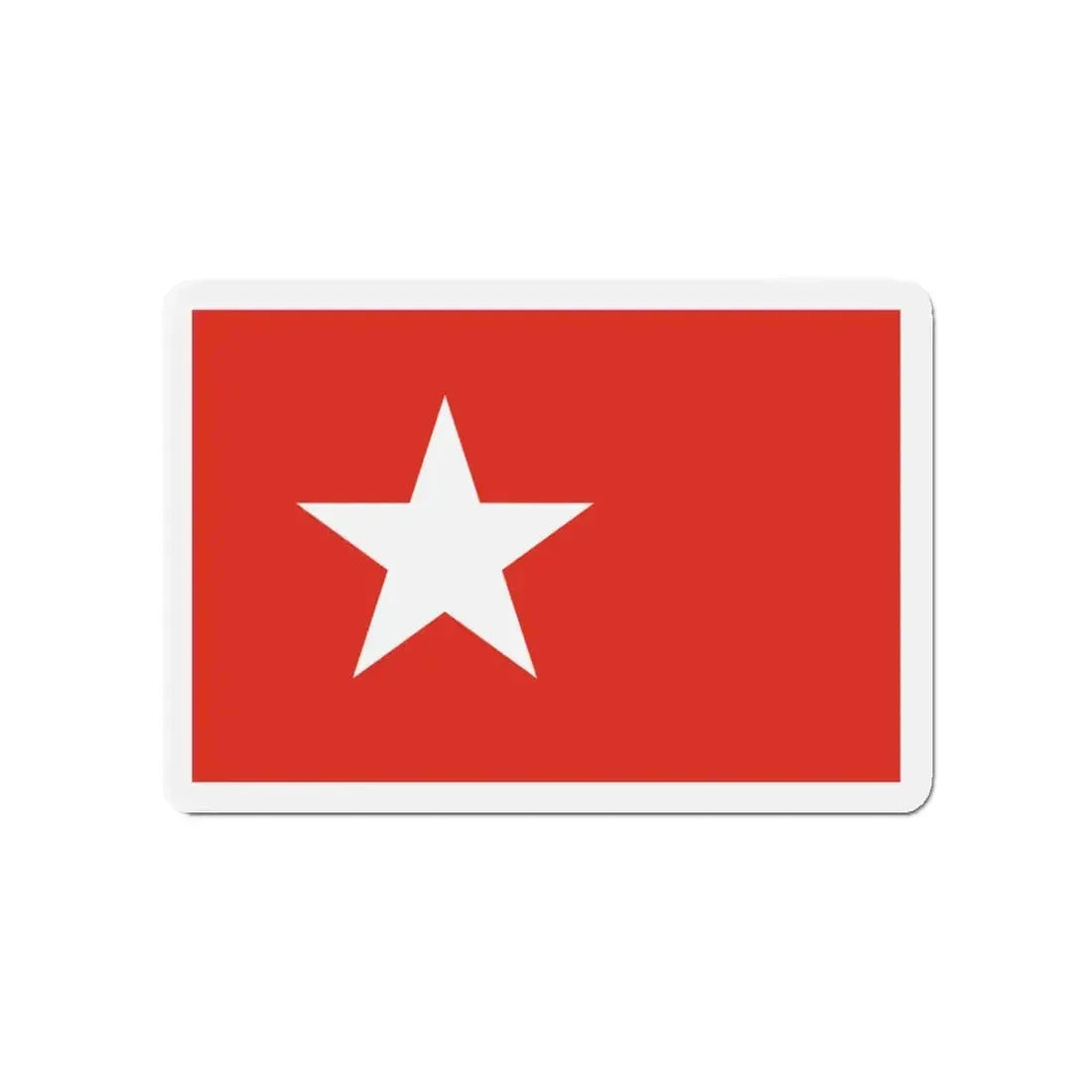 Flag of Maastricht the capital of the province of Limburg Netherlands - Refrigerator Magnet 4 Inch - The Sticker Space