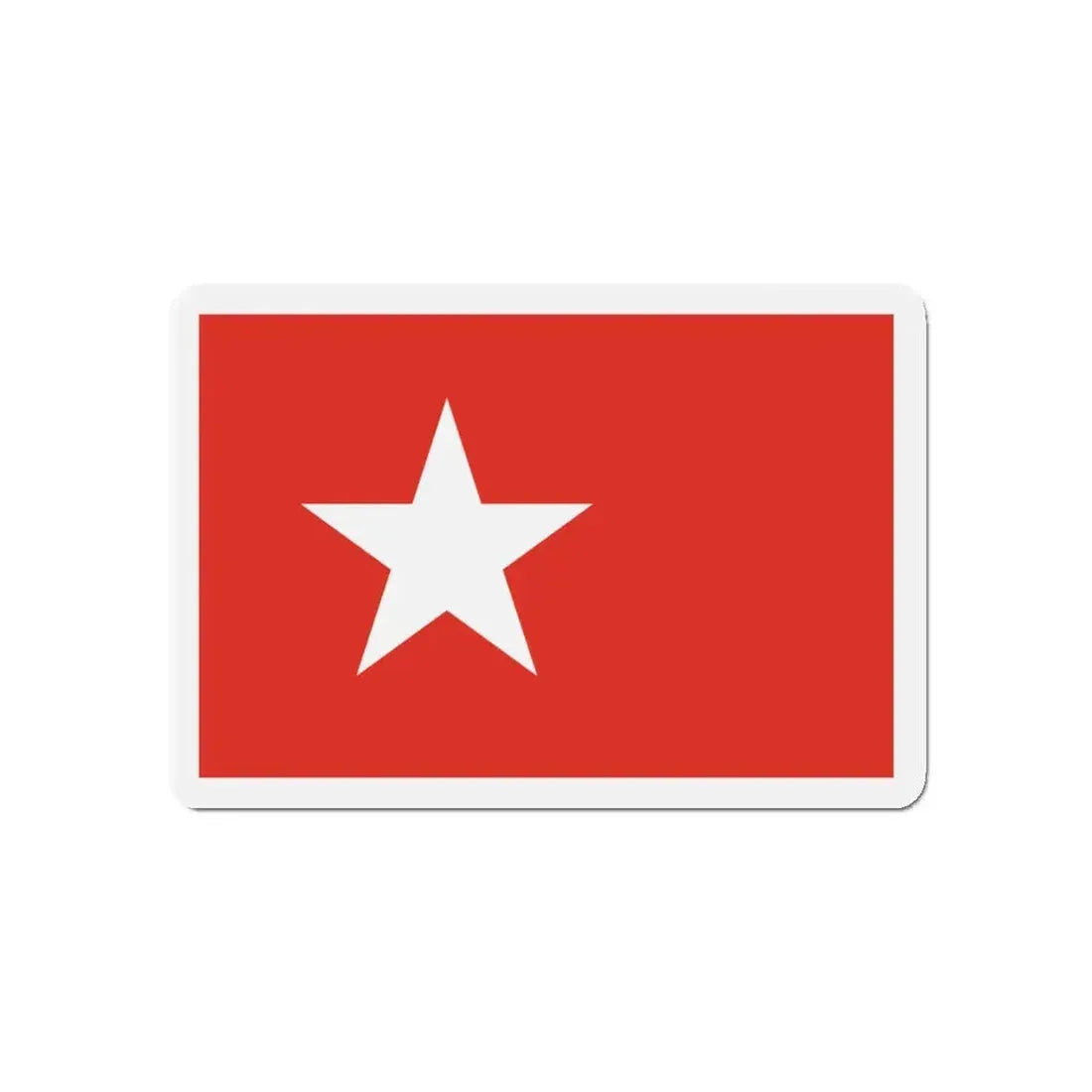 Flag of Maastricht the capital of the province of Limburg Netherlands - Refrigerator Magnet 5 Inch - The Sticker Space