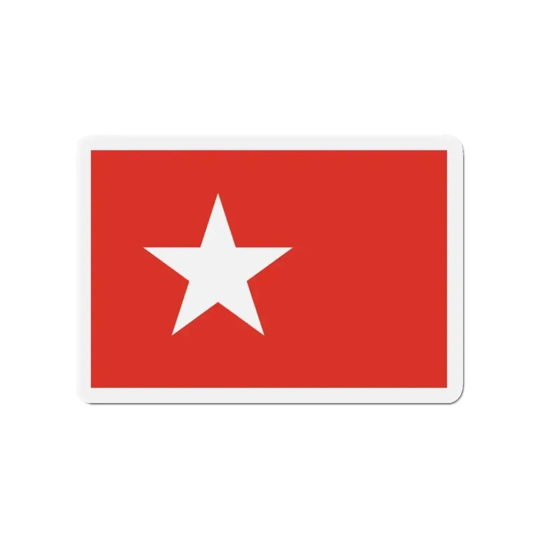 Flag of Maastricht the capital of the province of Limburg Netherlands - Refrigerator Magnet - The Sticker Space