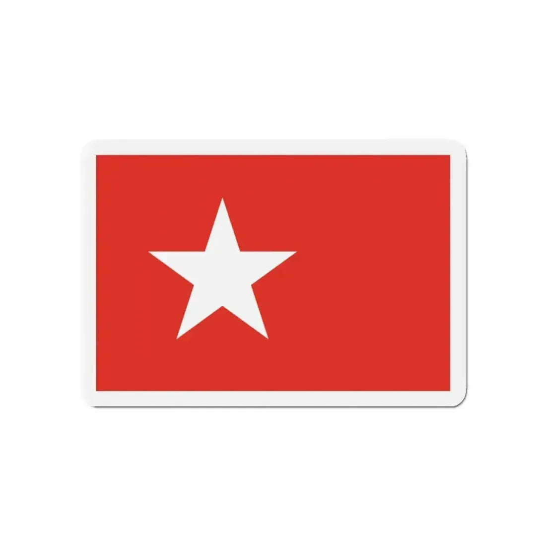 Flag of Maastricht the capital of the province of Limburg Netherlands - Refrigerator Magnet - The Sticker Space