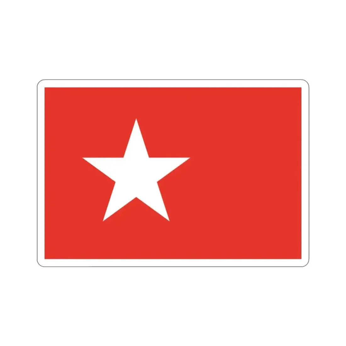 Flag of Maastricht the capital of the province of Limburg Netherlands STICKER Vinyl Die-Cut Decal - The Sticker Space