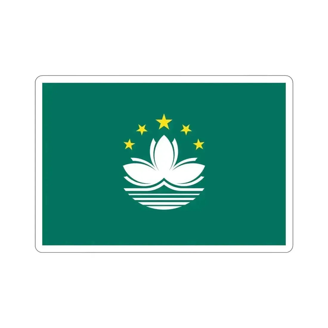 Mauca Sticker Flag of Macau STICKER Vinyl Die-Cut Decal | Shop Stickers, Wall Art ...