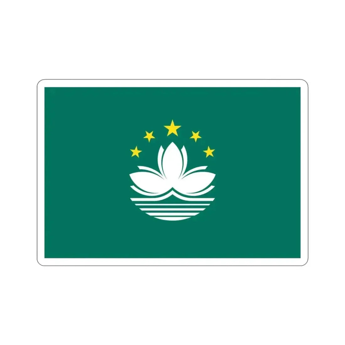 Flag of Macau STICKER Vinyl Die-Cut Decal - The Sticker Space