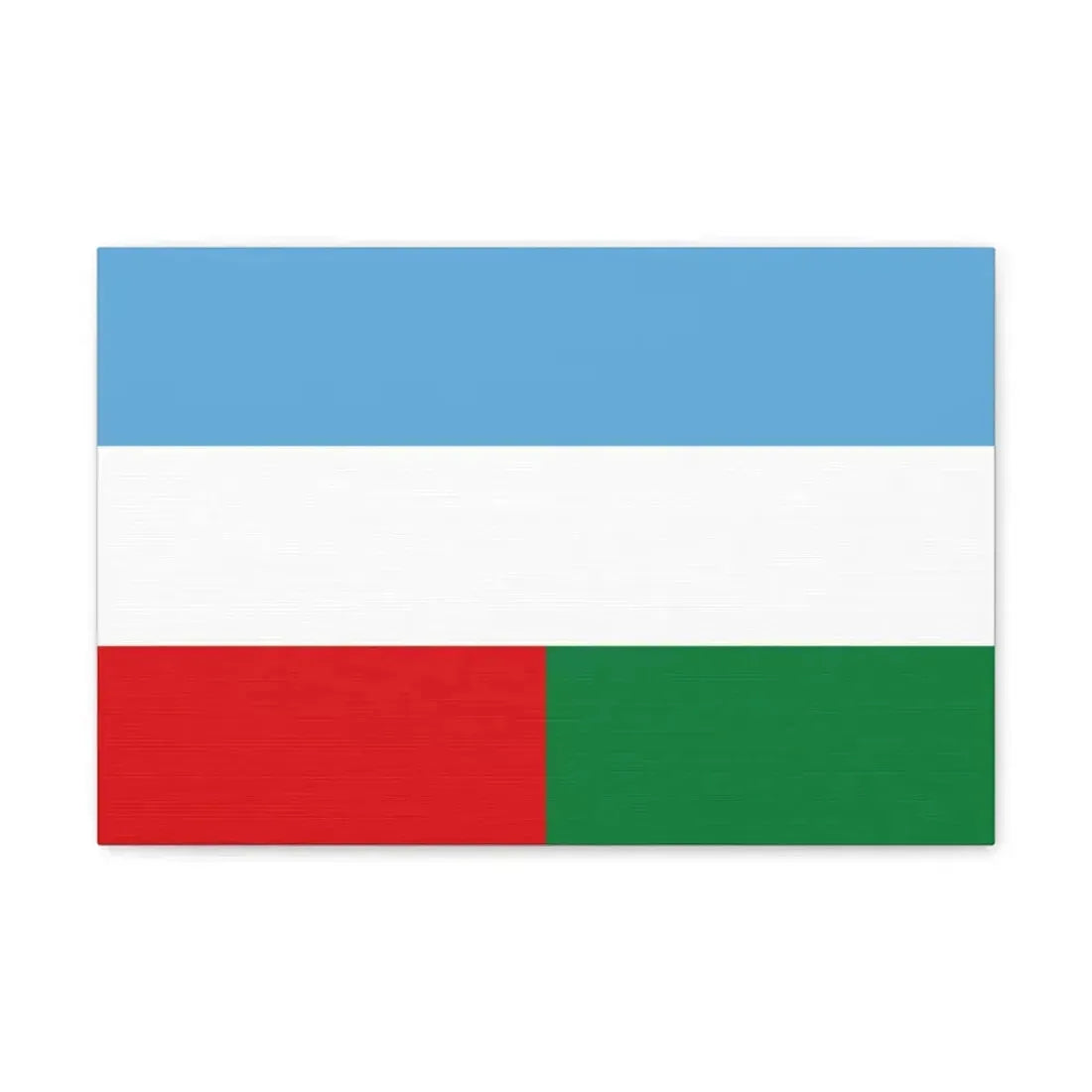 Flag of Machala Ecuador - Canvas Wall Art 18″ x 12″ 1.25" - The Sticker Space