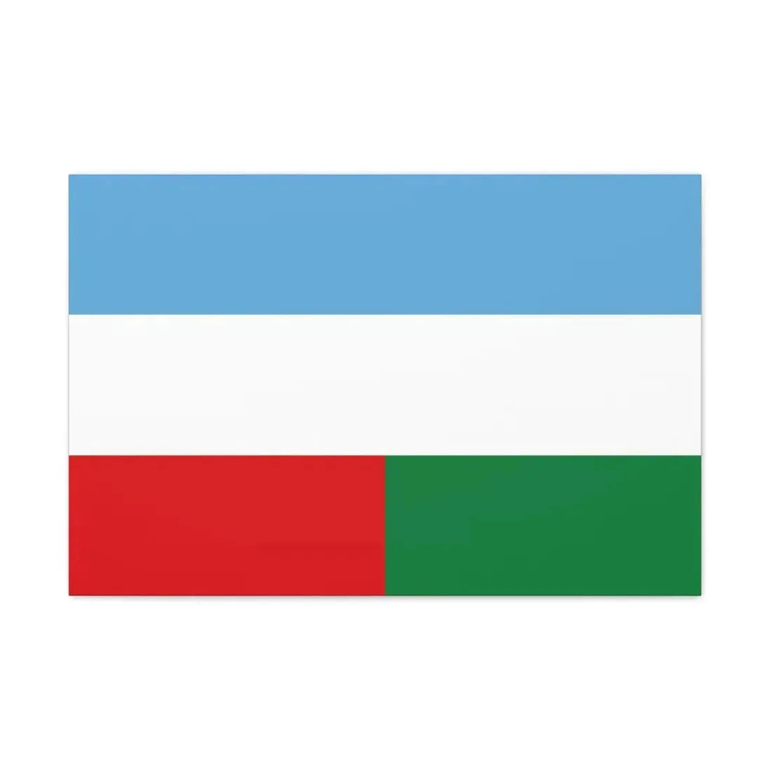 Flag of Machala Ecuador - Canvas Wall Art 30" x 20" 1.25" - The Sticker Space