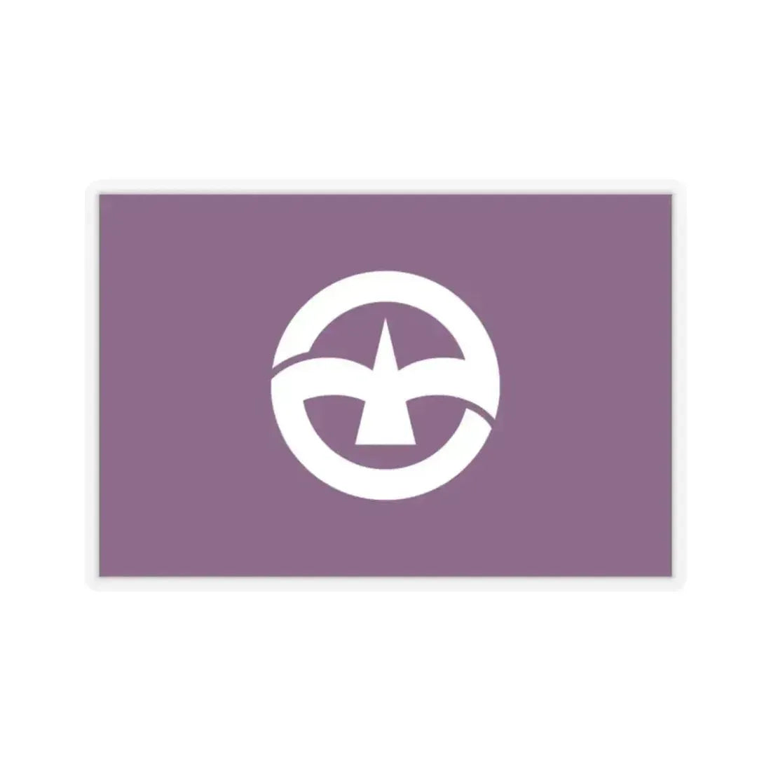 Flag of Machida Tokyo Japan - STICKER Vinyl Kiss-Cut Decal 2 Inch Transparent - The Sticker Space