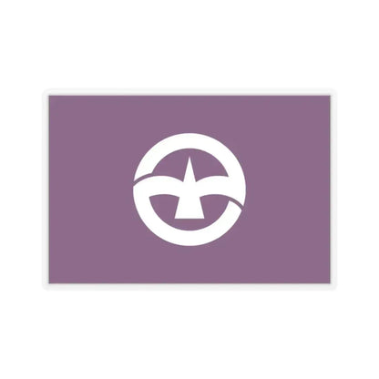 Flag of Machida Tokyo Japan - STICKER Vinyl Kiss-Cut Decal 2 Inch Transparent - The Sticker Space