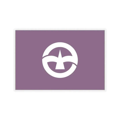 Flag of Machida Tokyo Japan - STICKER Vinyl Kiss-Cut Decal 3 Inch Transparent - The Sticker Space