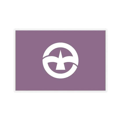 Flag of Machida Tokyo Japan - STICKER Vinyl Kiss-Cut Decal 6 Inch Transparent - The Sticker Space