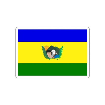 Flag of Machiques Venezuela STICKER Vinyl Die-Cut Decal 4 Inch - The Sticker Space