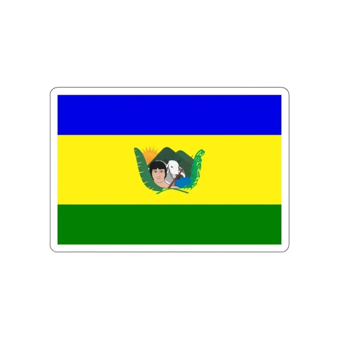 Flag of Machiques Venezuela STICKER Vinyl Die-Cut Decal - The Sticker Space