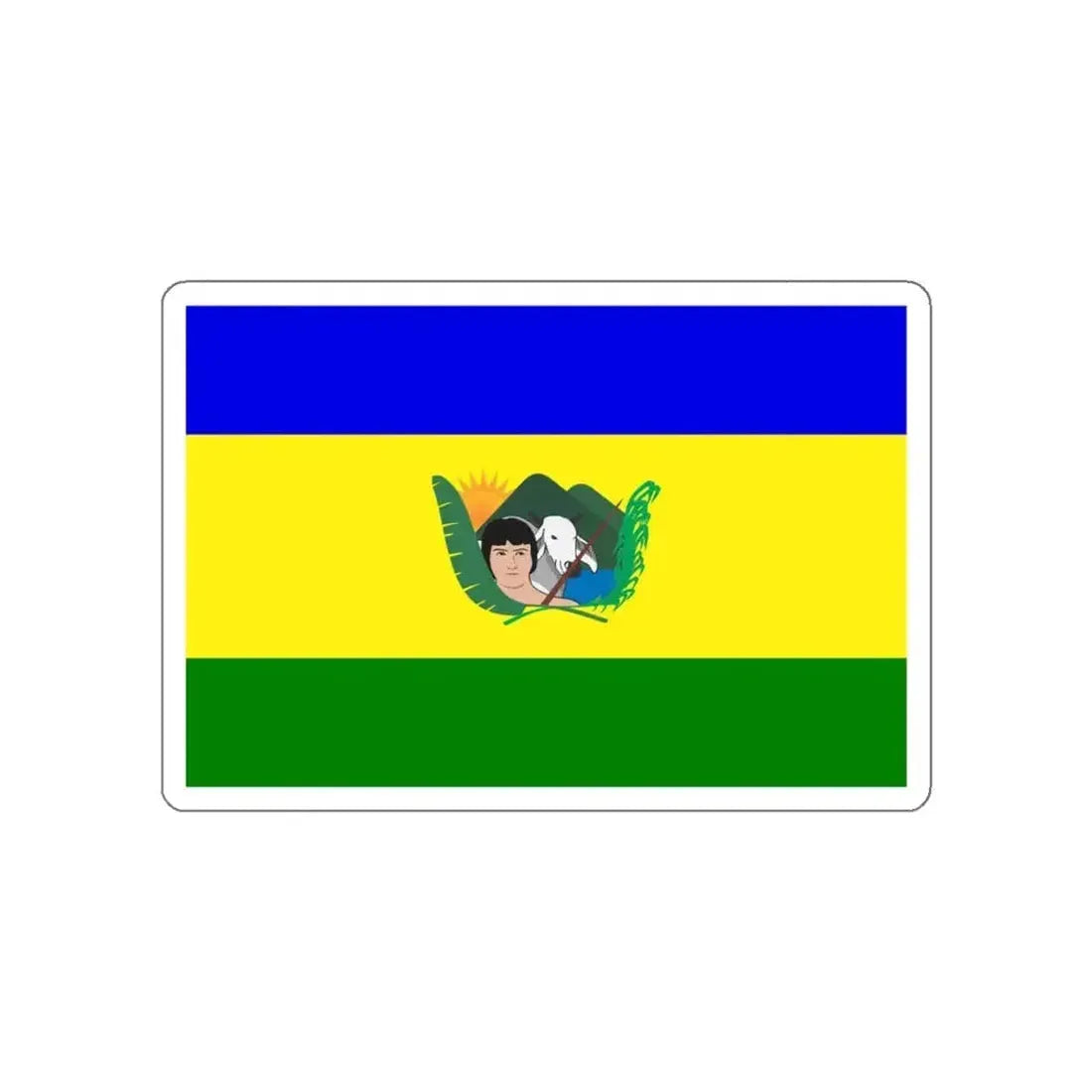 Flag of Machiques Venezuela STICKER Vinyl Die-Cut Decal - The Sticker Space
