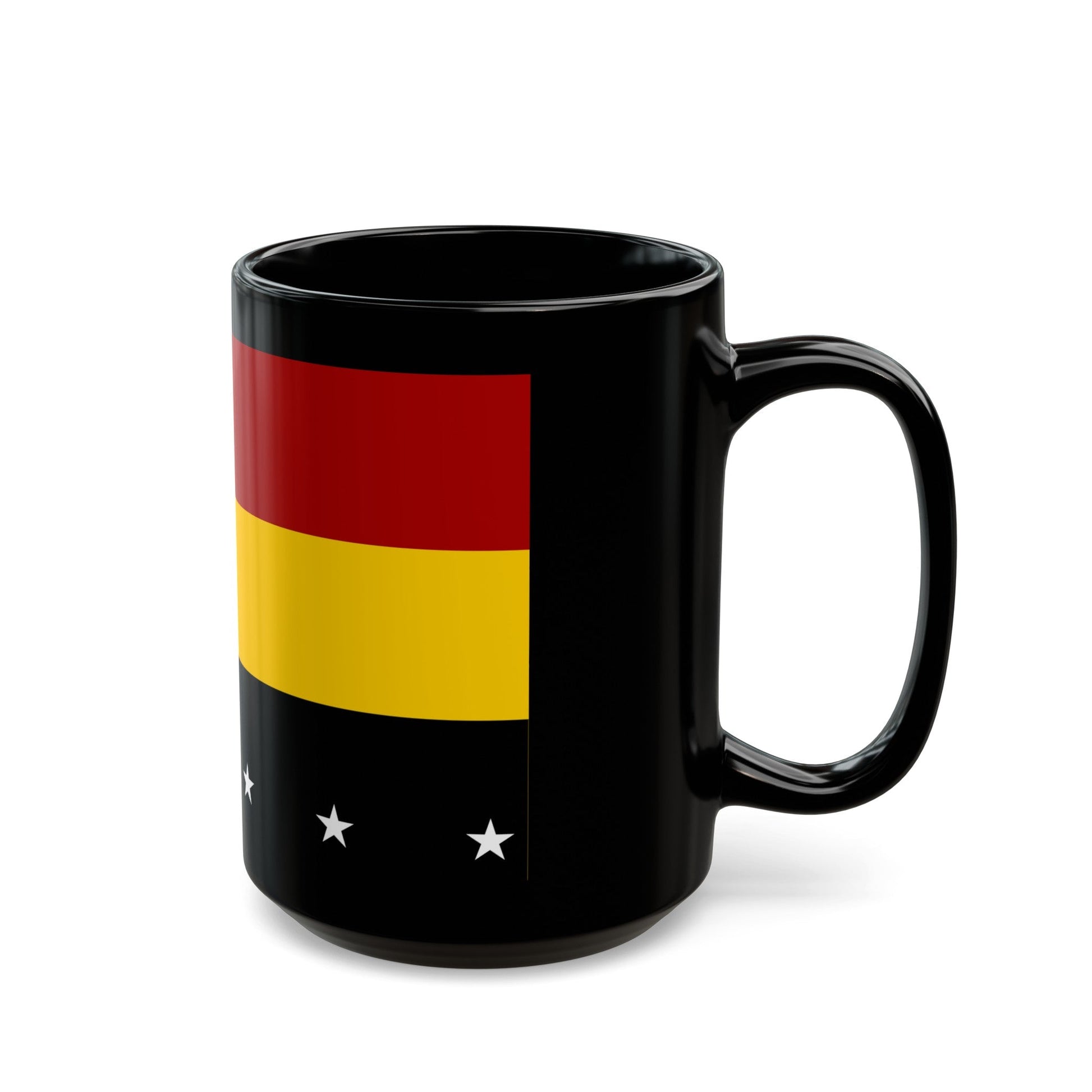 Flag of Madang Papa New Guinea - Black Coffee Mug-The Sticker Space