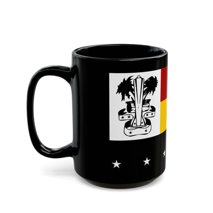 Flag of Madang Papa New Guinea - Black Coffee Mug-The Sticker Space