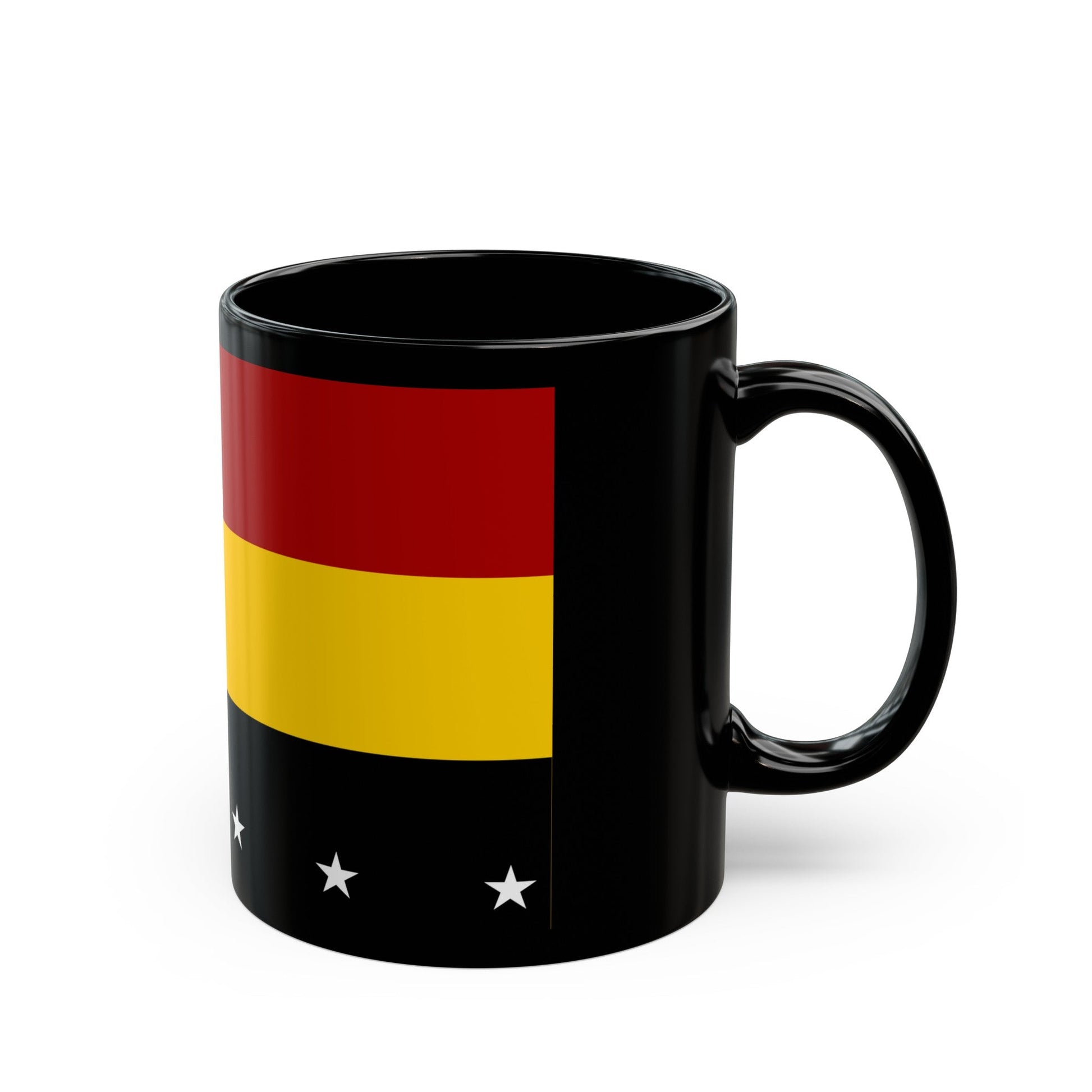 Flag of Madang Papa New Guinea - Black Coffee Mug-The Sticker Space