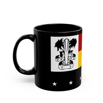 Flag of Madang Papa New Guinea - Black Coffee Mug-The Sticker Space