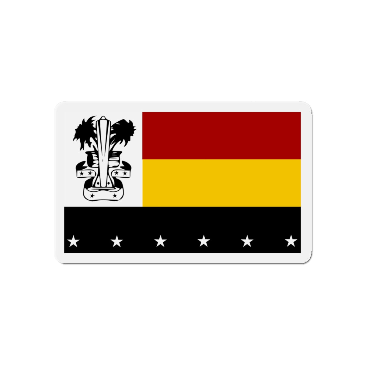 Flag of Madang Papa New Guinea - Die-Cut Magnet-4" x 4"-The Sticker Space