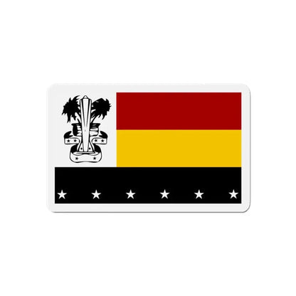 Flag of Madang Papa New Guinea - Refrigerator Magnet 6 Inch - The Sticker Space