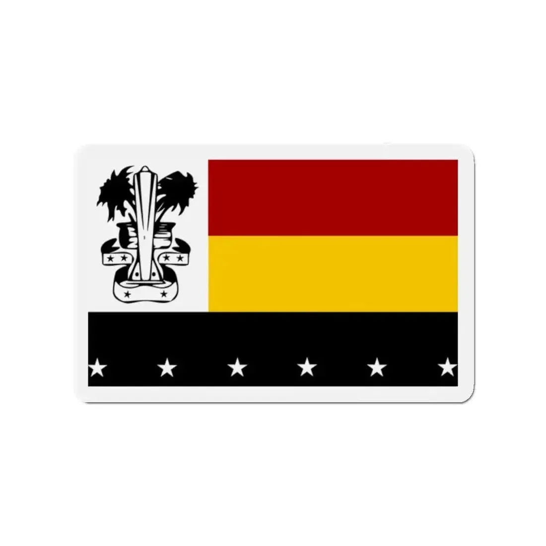 Flag of Madang Papa New Guinea - Refrigerator Magnet - The Sticker Space