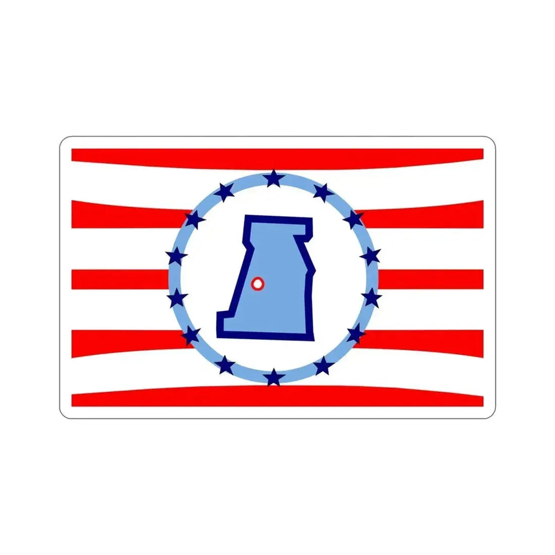 Flag of Madison County Ohio STICKER Vinyl Die-Cut Decal - The Sticker Space
