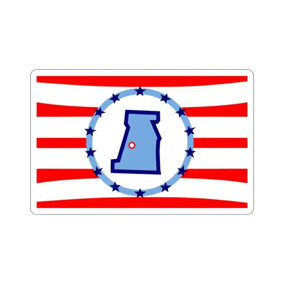 Flag of Madison County Ohio STICKER Vinyl Die-Cut Decal - The Sticker Space