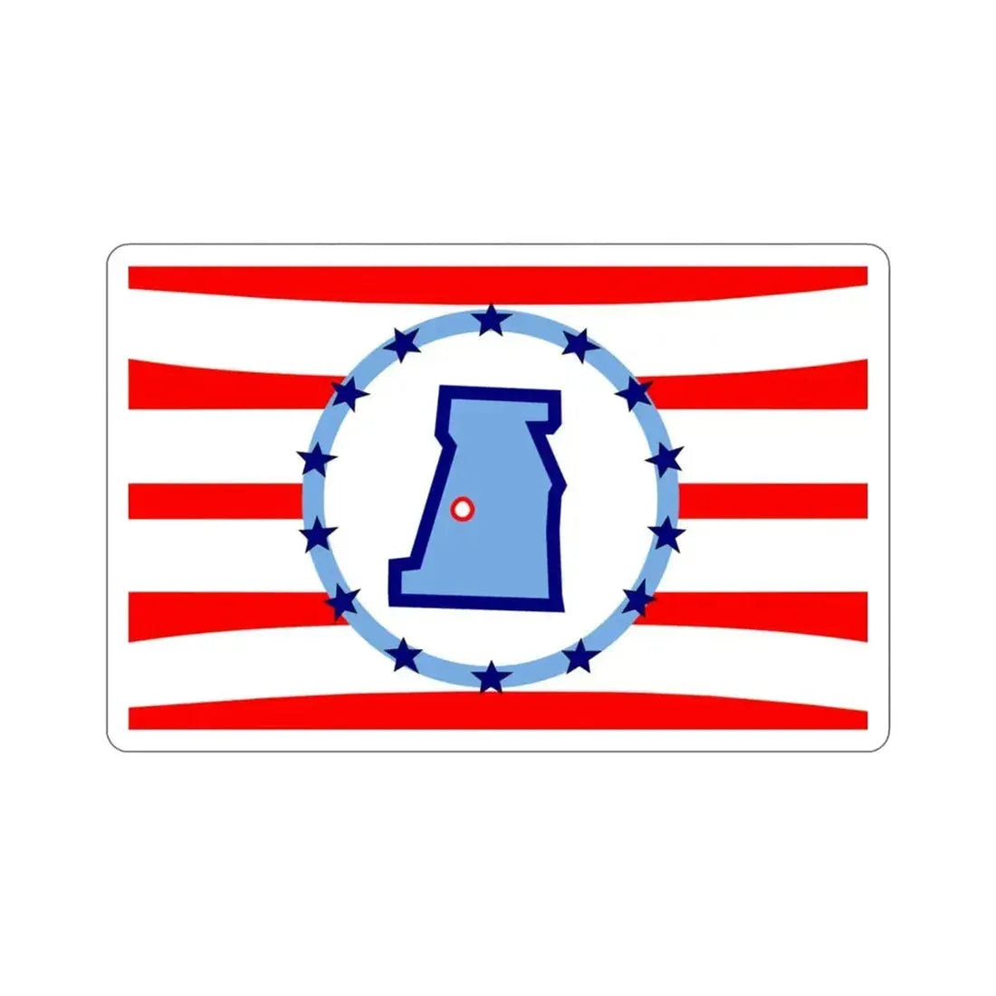 Flag of Madison County Ohio STICKER Vinyl Die-Cut Decal - The Sticker Space