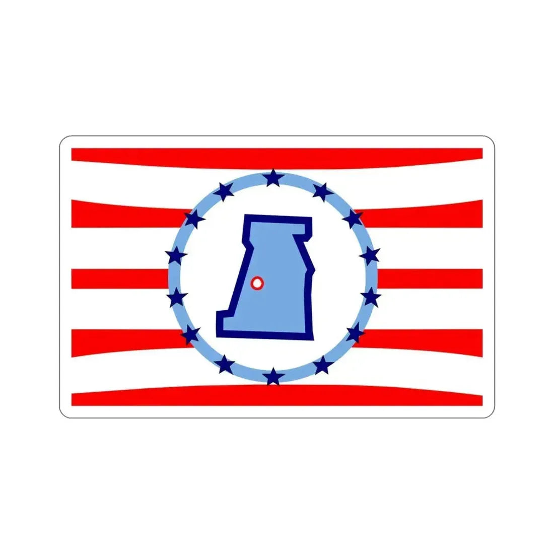 Flag of Madison County Ohio STICKER Vinyl Die-Cut Decal - The Sticker Space