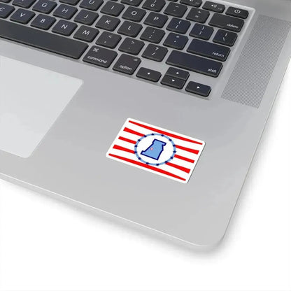 Flag of Madison County Ohio (United States) STICKER Vinyl Kiss-Cut Decal - The Sticker Space