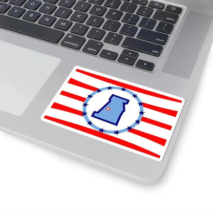 Flag of Madison County Ohio (United States) STICKER Vinyl Kiss-Cut Decal - The Sticker Space
