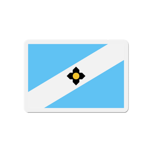 Flag of Madison Wisconsin - Die-Cut Magnet-6 × 6"-The Sticker Space