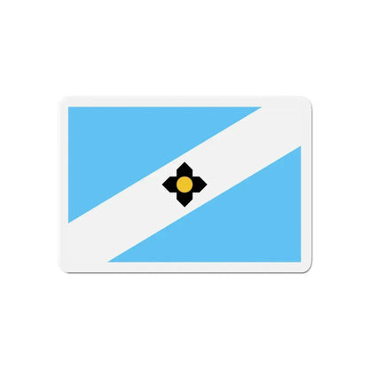 Flag of Madison Wisconsin - Refrigerator Magnet 6 Inch - The Sticker Space
