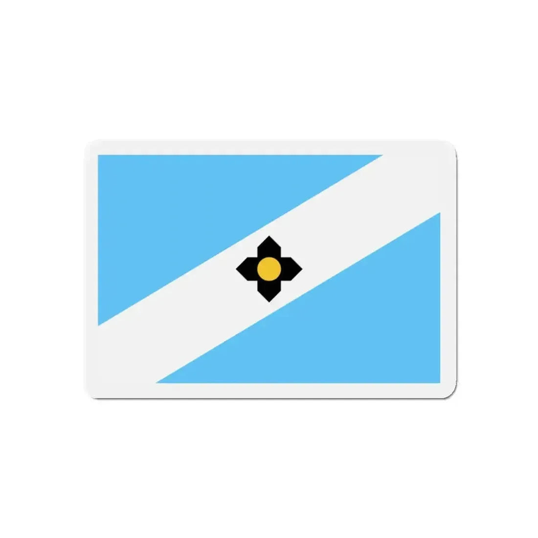 Flag of Madison Wisconsin - Refrigerator Magnet - The Sticker Space