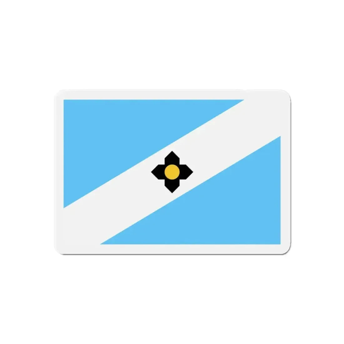 Flag of Madison Wisconsin - Refrigerator Magnet - The Sticker Space